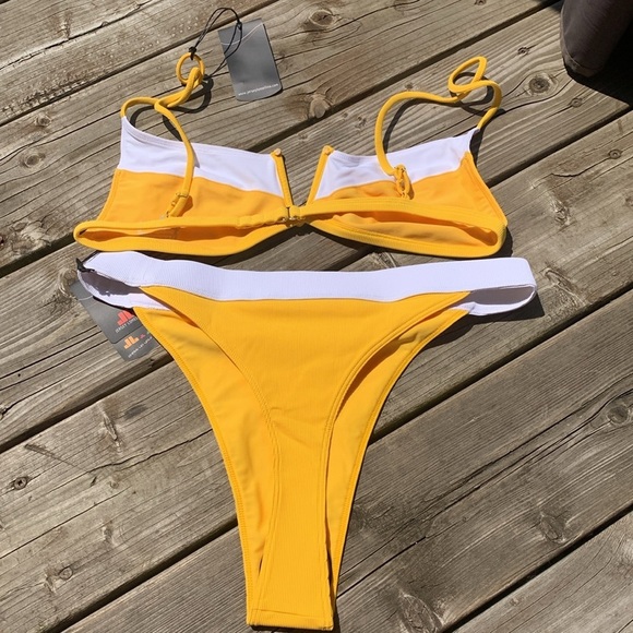 Salty handmade with love in Bali nwt tanga thong bikini swimsuit set - Picture 2 of 6